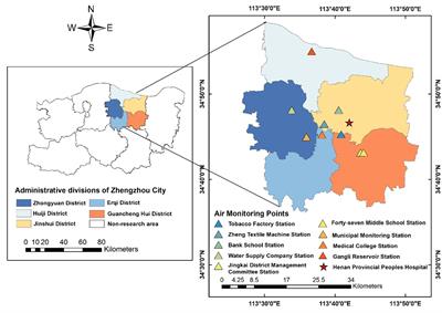 Time-series analysis of the association between air pollution exposure and outpatient visits for dry eye disease: a case study in Zhengzhou, China